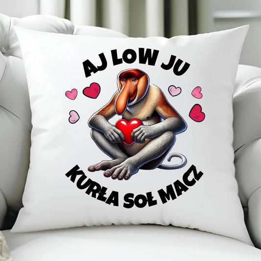 Poduszka - Janusz nosacz - Aj low ju kurła W26 - StoryCups.pl
