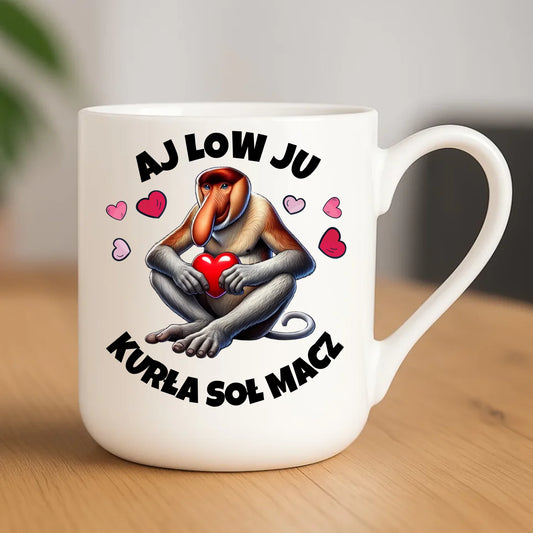 Kubek elegant - Janusz nosacz - Aj low ju kurła W26 - StoryCups.pl