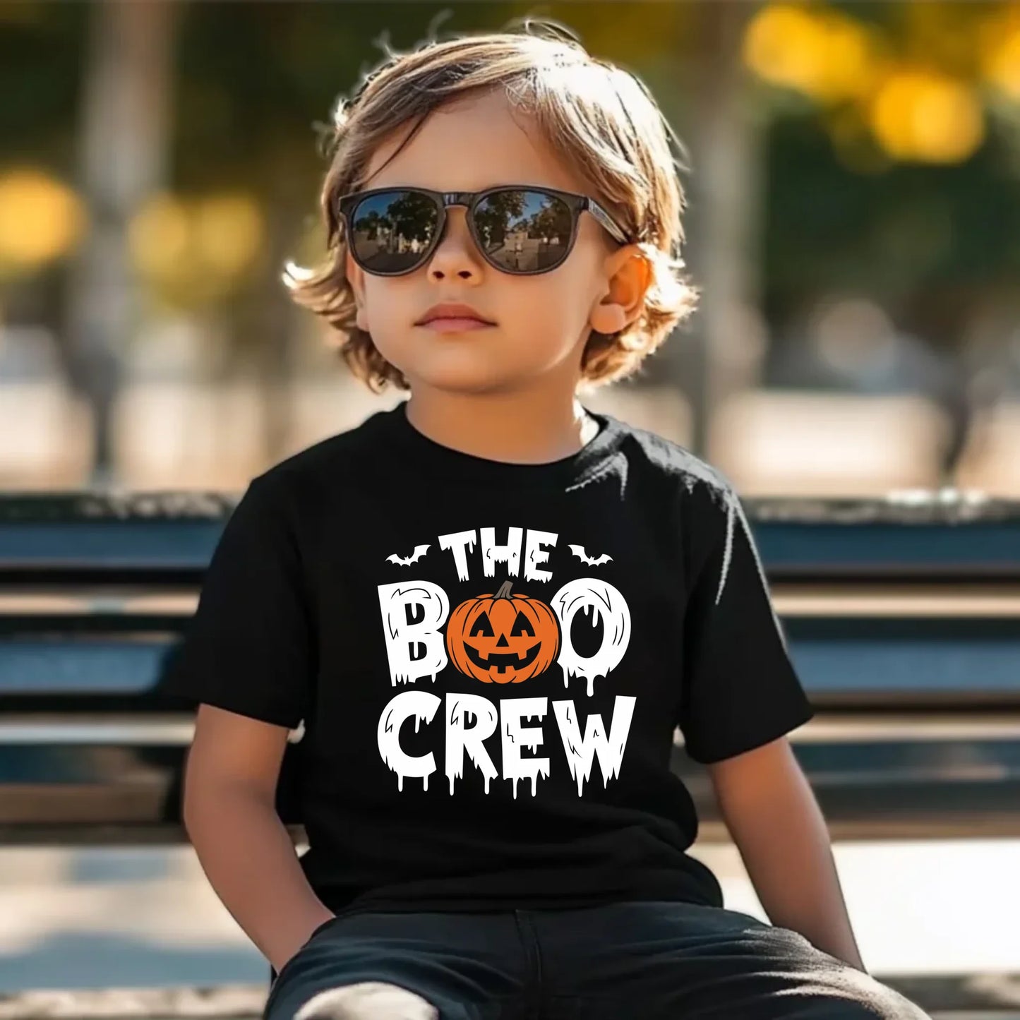 Koszulka dziecięca na Halloween - The Boo Crew HL12 - StoryCups.pl