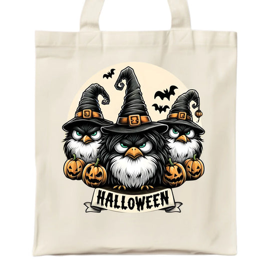 Torba na Halloween - Upiorne sowy wiedźmy HL15 - StoryCups.pl