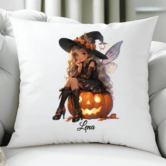 Poduszka na Halloween - Wróżka - wybierz postać - personalizowana HL02 - StoryCups.pl