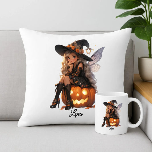 Zestaw na Halloween - Wróżka - wybierz postać - personalizowany HL02 - StoryCups.pl