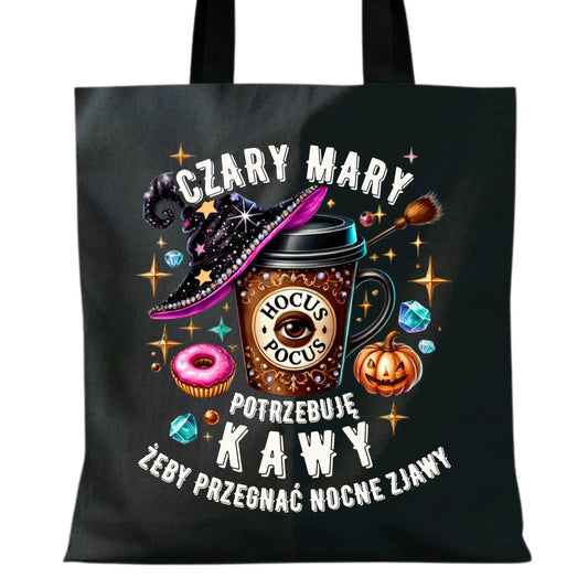 Torba na Halloween - Potrzebuję kawy HL03 - StoryCups.pl