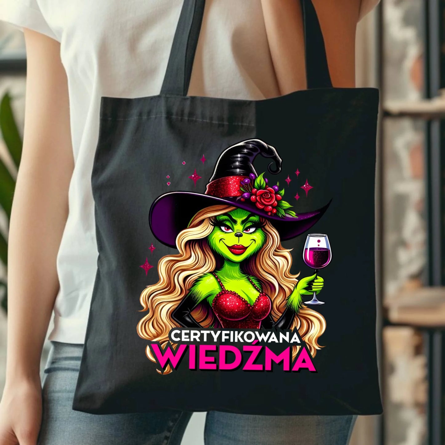 Torba - Certyfikowana wiedźma - śmieszna HL13 - StoryCups.pl