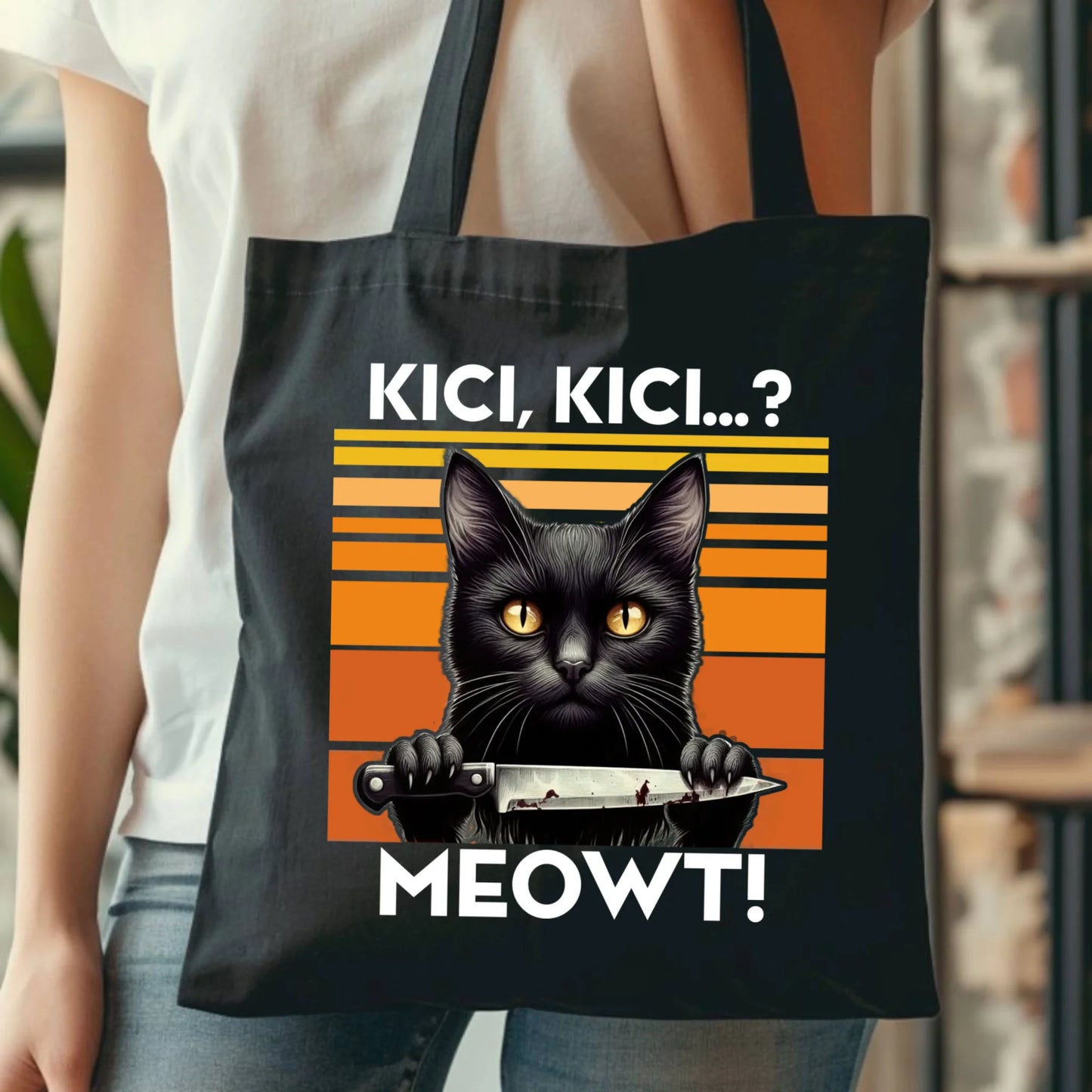 Torba - Kot z nożem - Kici, kici... MEOWT! HL17 - StoryCups.pl