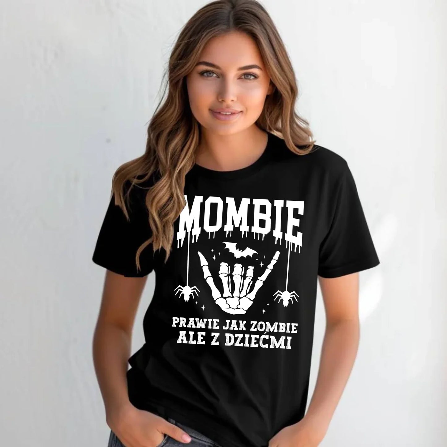 Koszulka damska dla mamy - Mombie - zombie z dziećmi HL18 - StoryCups.pl