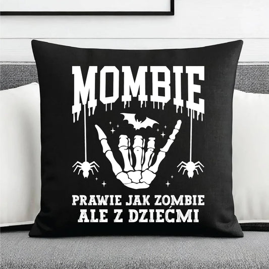 Poduszka dekoracyjna dla mamy - Mombie - zombie z dziećmi HL18 - StoryCups.pl
