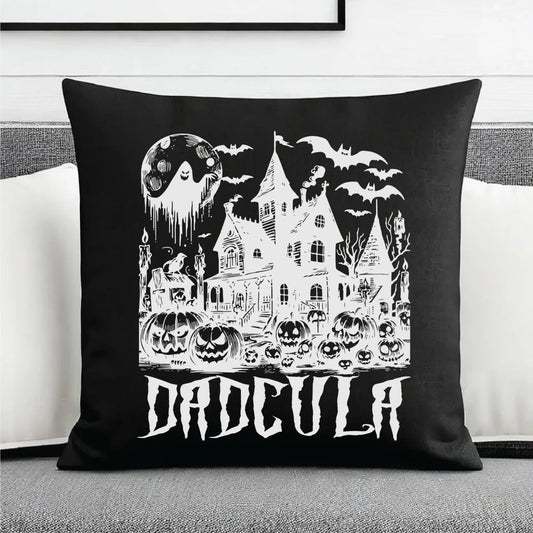 Poduszka dekoracyjna na Halloween dla taty - Upiorny dom - Dadcula HL19 - StoryCups.pl
