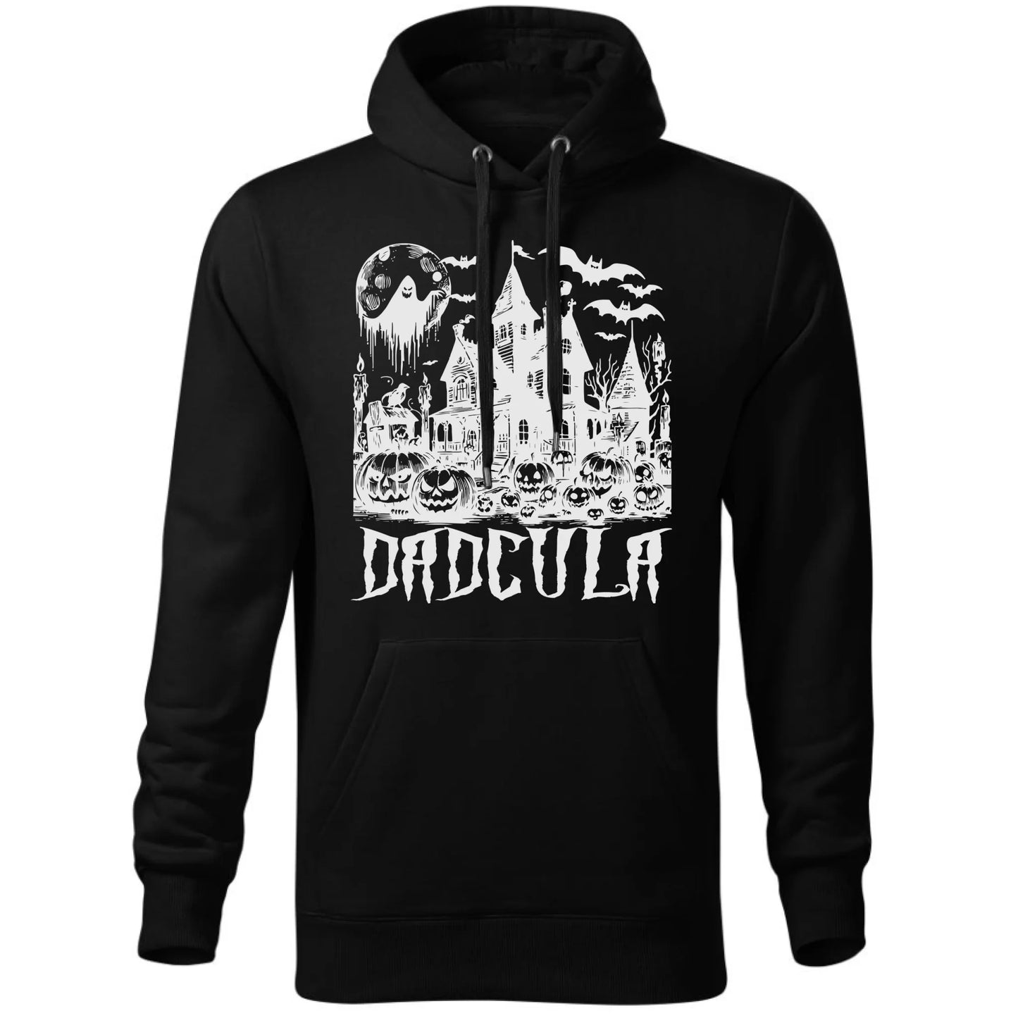 Bluza męska z kapturem na Halloween dla taty - Upiorny dom - Dadcula HL19 - StoryCups.pl