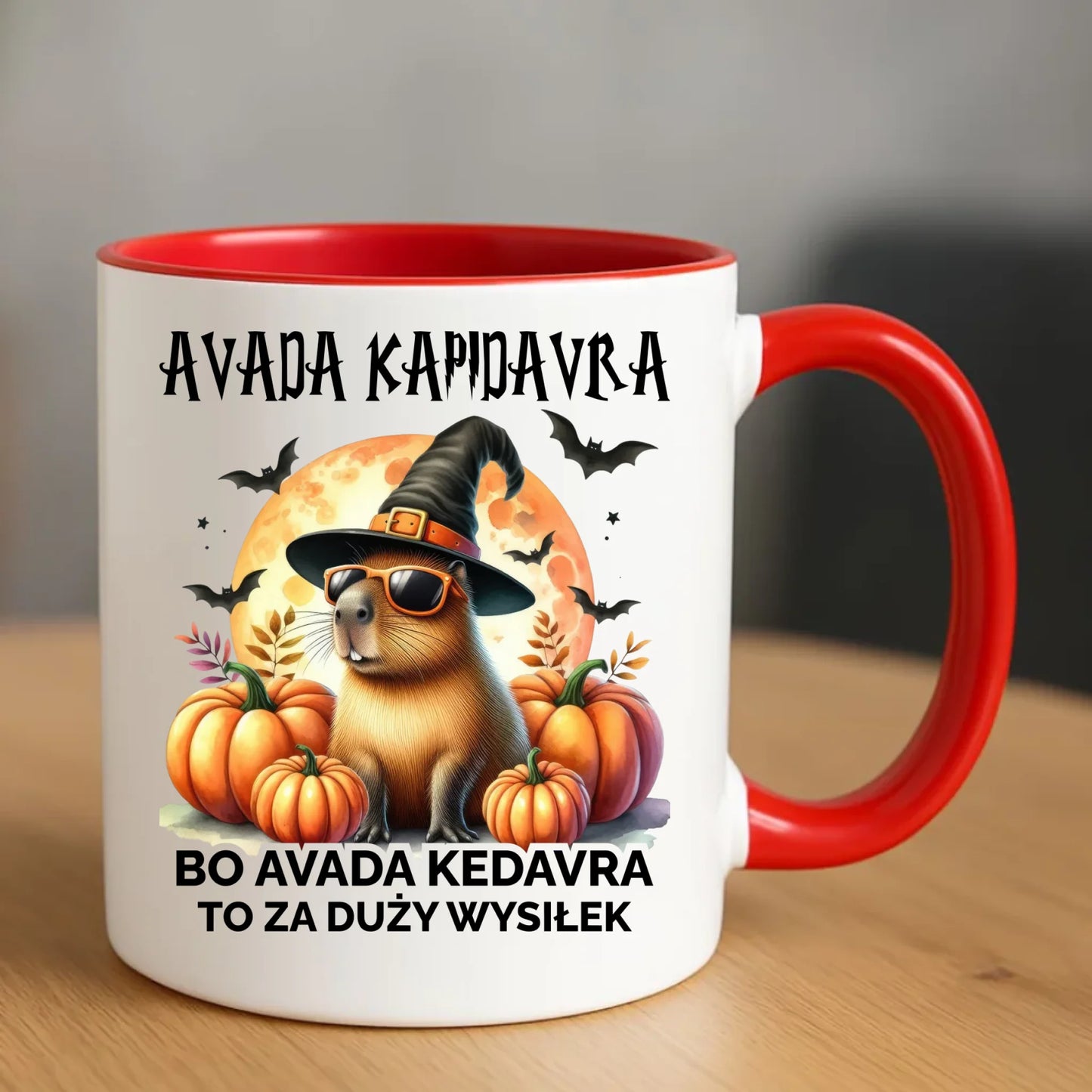 Kubek halloweenowy - Kapibara - Avada Kapidavra HL21 - StoryCups.pl