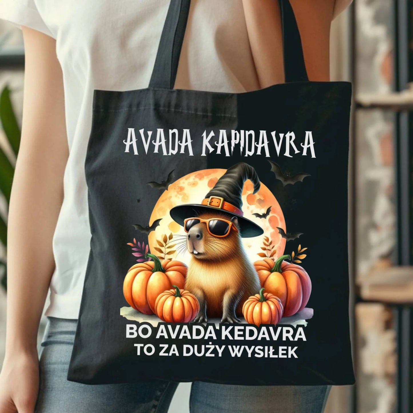 Torba halloweenowa - Kapibara - Avada Kapidavra HL21 - StoryCups.pl