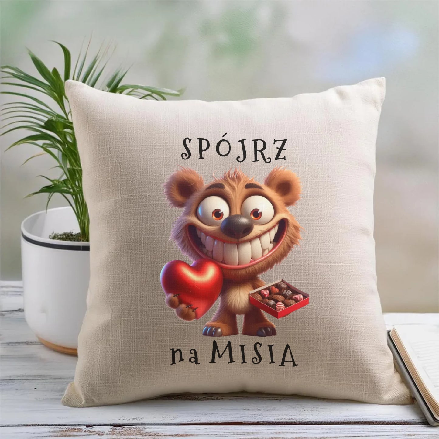Poduszka - Spójrz na Misia W31 - StoryCups.pl