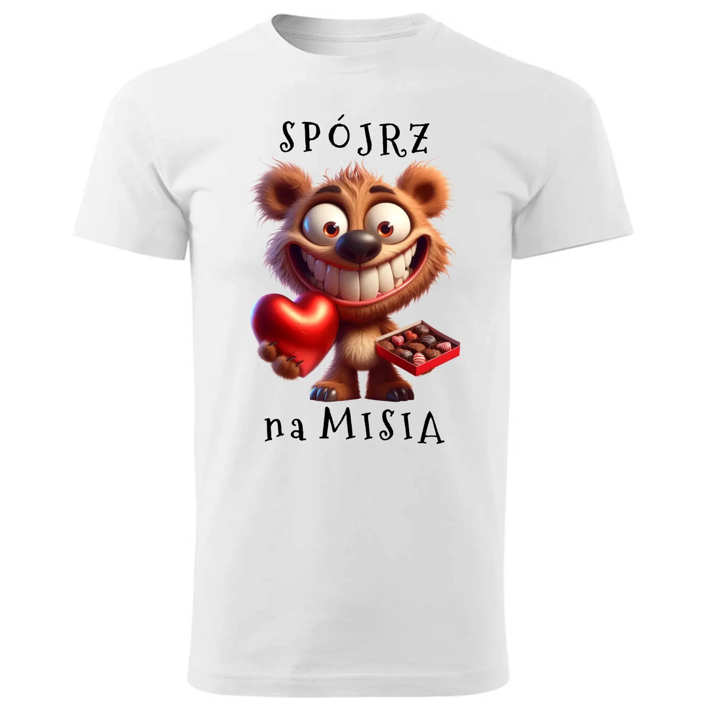 Koszulka męska - Spójrz na Misia W31 - StoryCups.pl