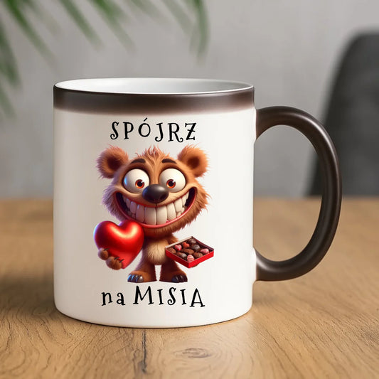 Kubek magiczny - Spójrz na Misia W31 - StoryCups.pl