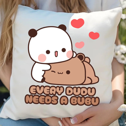 Poduszka dla par - Every Dudu needs a Bubu W32 - StoryCups.pl