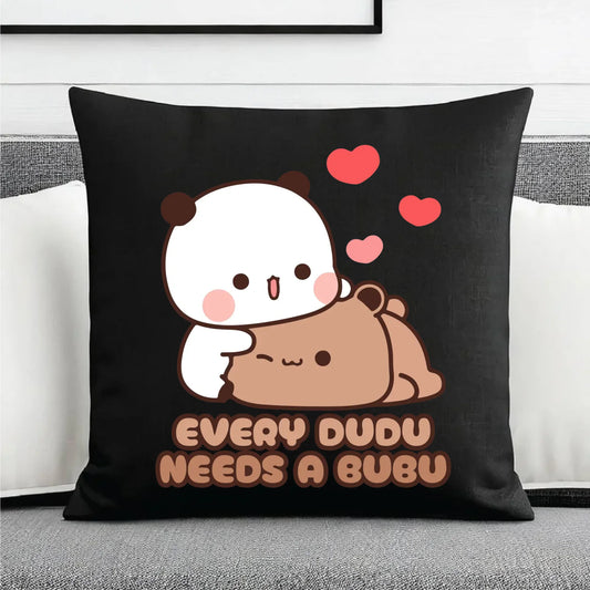 Poduszka dekoracyjna dla par - Every Dudu needs a Bubu W32 - StoryCups.pl