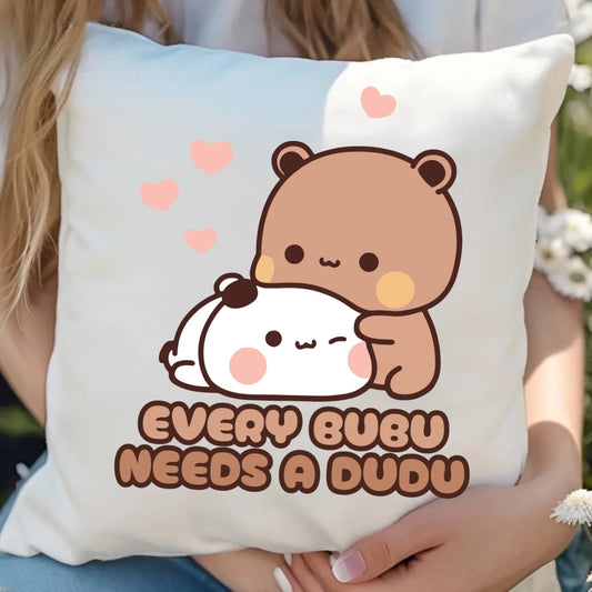 Poduszka dla par - Every Bubu needs a Dudu W33 - StoryCups.pl