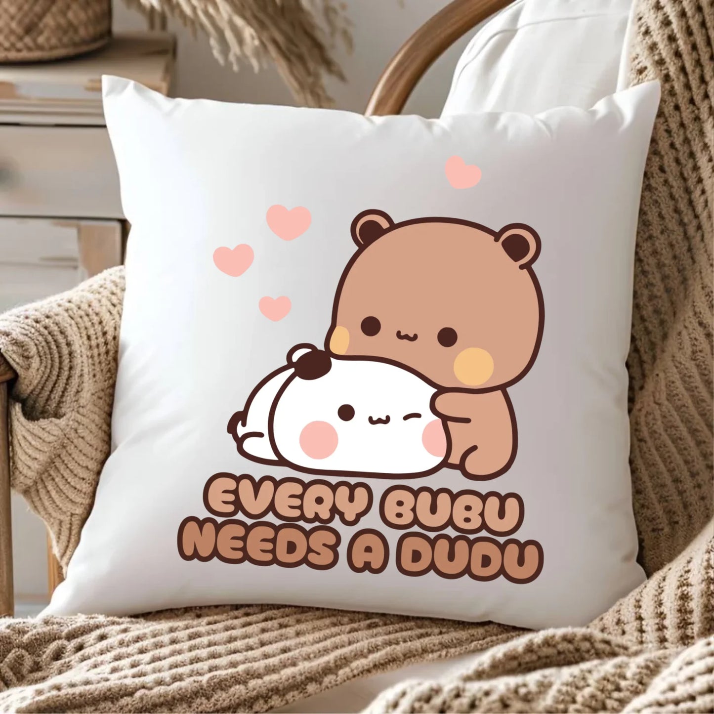 Poduszka dla par - Every Bubu needs a Dudu W33 - StoryCups.pl