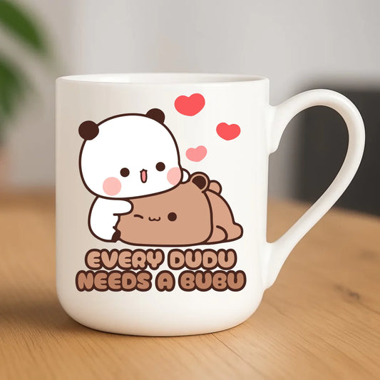 Kubek elegant dla par - Every Dudu needs a Bubu W32 - StoryCups.pl