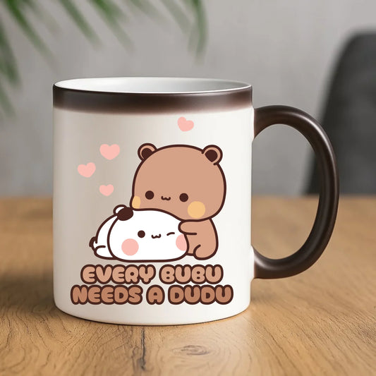 Kubek magiczny dla par - Every Bubu needs a Dudu W33 - StoryCups.pl