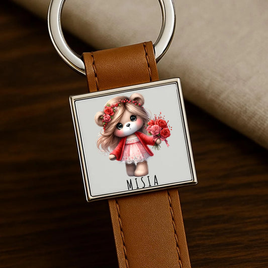 Brelok - prezent dla dziewczyny - Urocza Misia W35 - StoryCups.pl