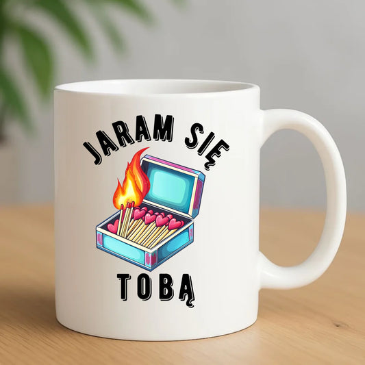 Kubek dla zakochanych - Jaram się Tobą W39 - StoryCups.pl