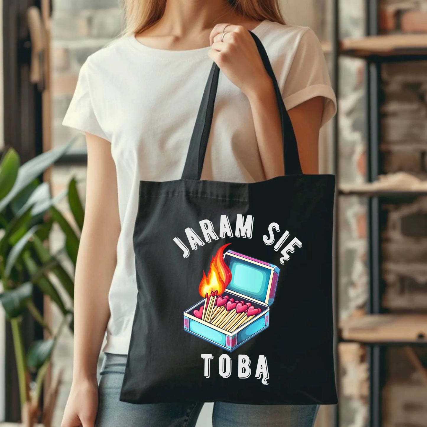 Torba dla zakochanych - Jaram się Tobą W39 - StoryCups.pl
