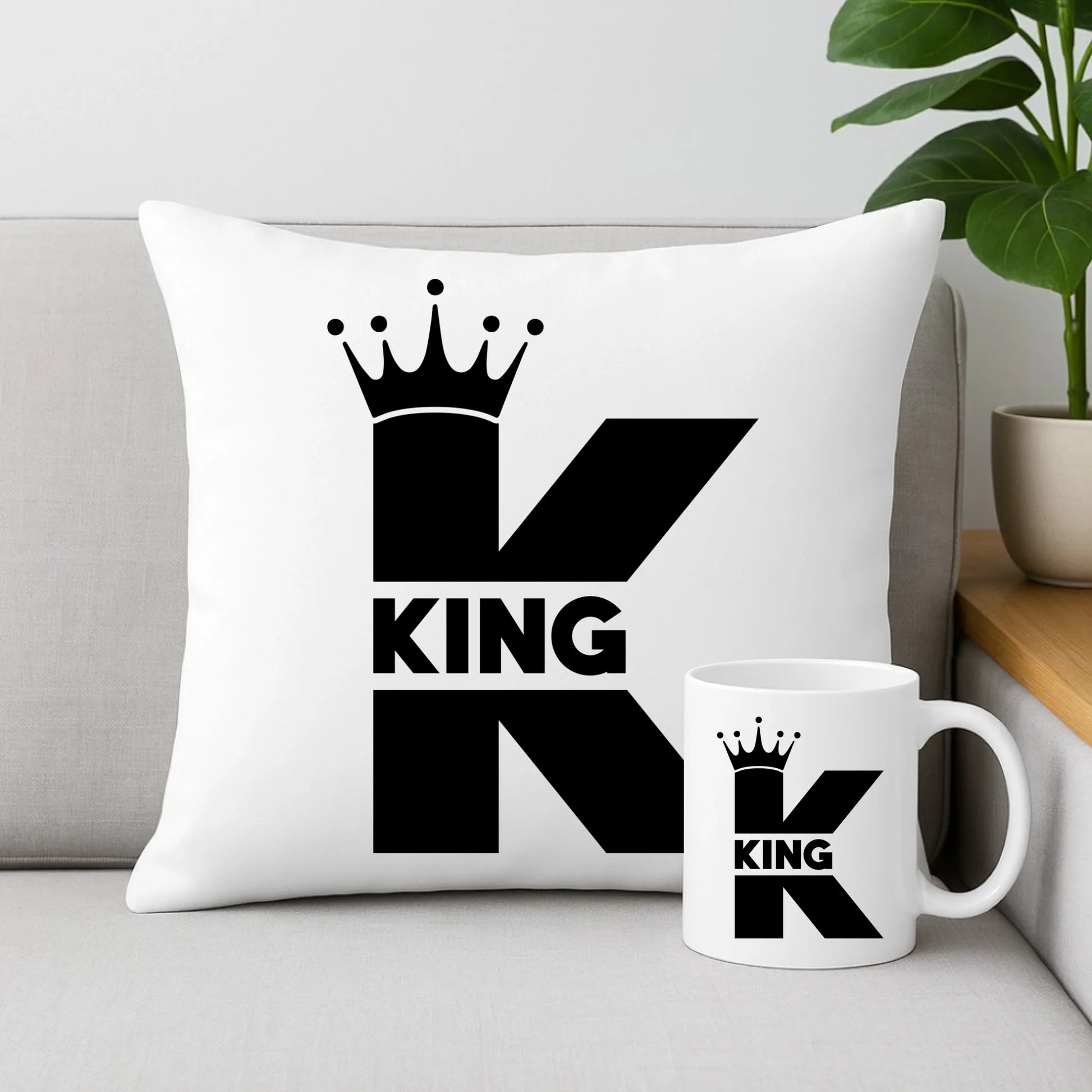 Zestaw poduszka i kubek - King W40 - StoryCups.pl