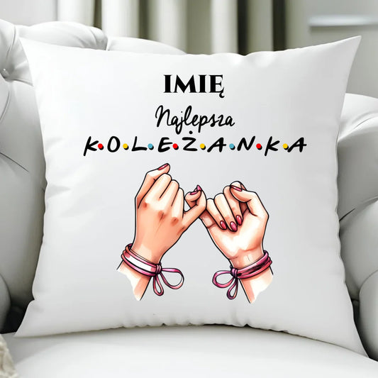 Poduszka - Najlepsza koleżanka - personalizowana DZ02 - StoryCups.pl