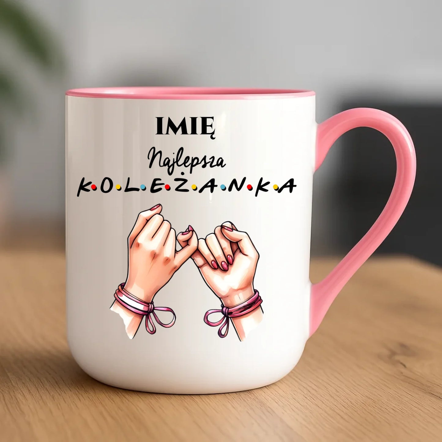 Kubek elegant - Najlepsza koleżanka - personalizowany DZ02 - StoryCups.pl