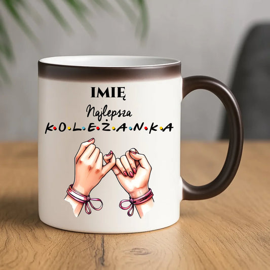 Kubek magiczny - Najlepsza koleżanka - personalizowany DZ02 - StoryCups.pl