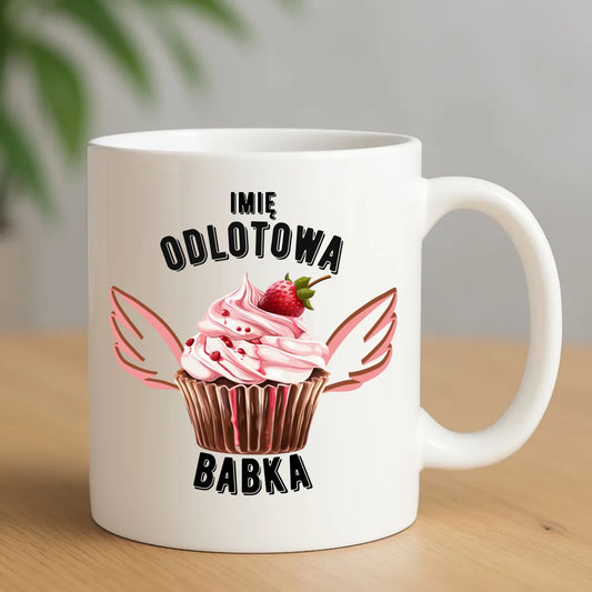 Kubek - Odlotowa babka - personalizowany DZ06 - StoryCups.pl