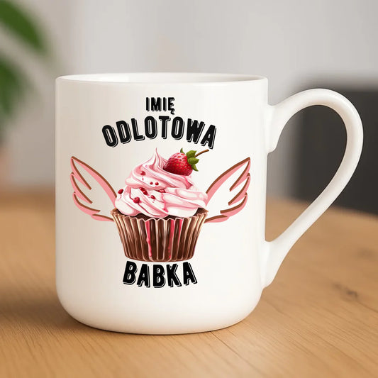 Kubek elegant - Odlotowa babka - personalizowany DZ06 - StoryCups.pl
