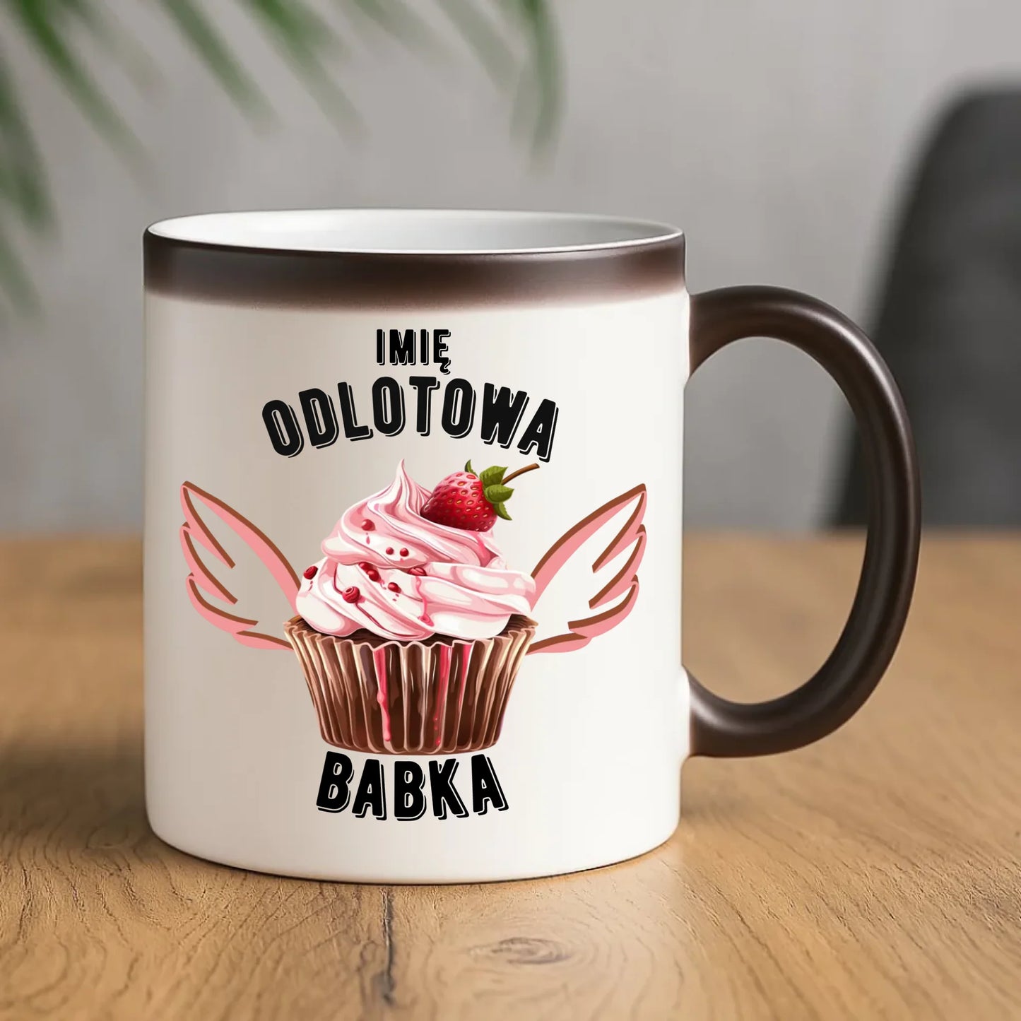 Kubek magiczny - Odlotowa babka - personalizowany DZ06 - StoryCups.pl