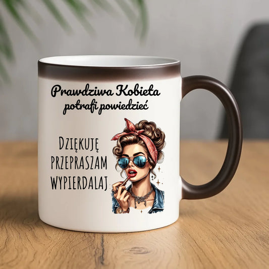 Kubek magiczny - Prawdziwa kobieta - bez cenzury DZ15 - StoryCups.pl