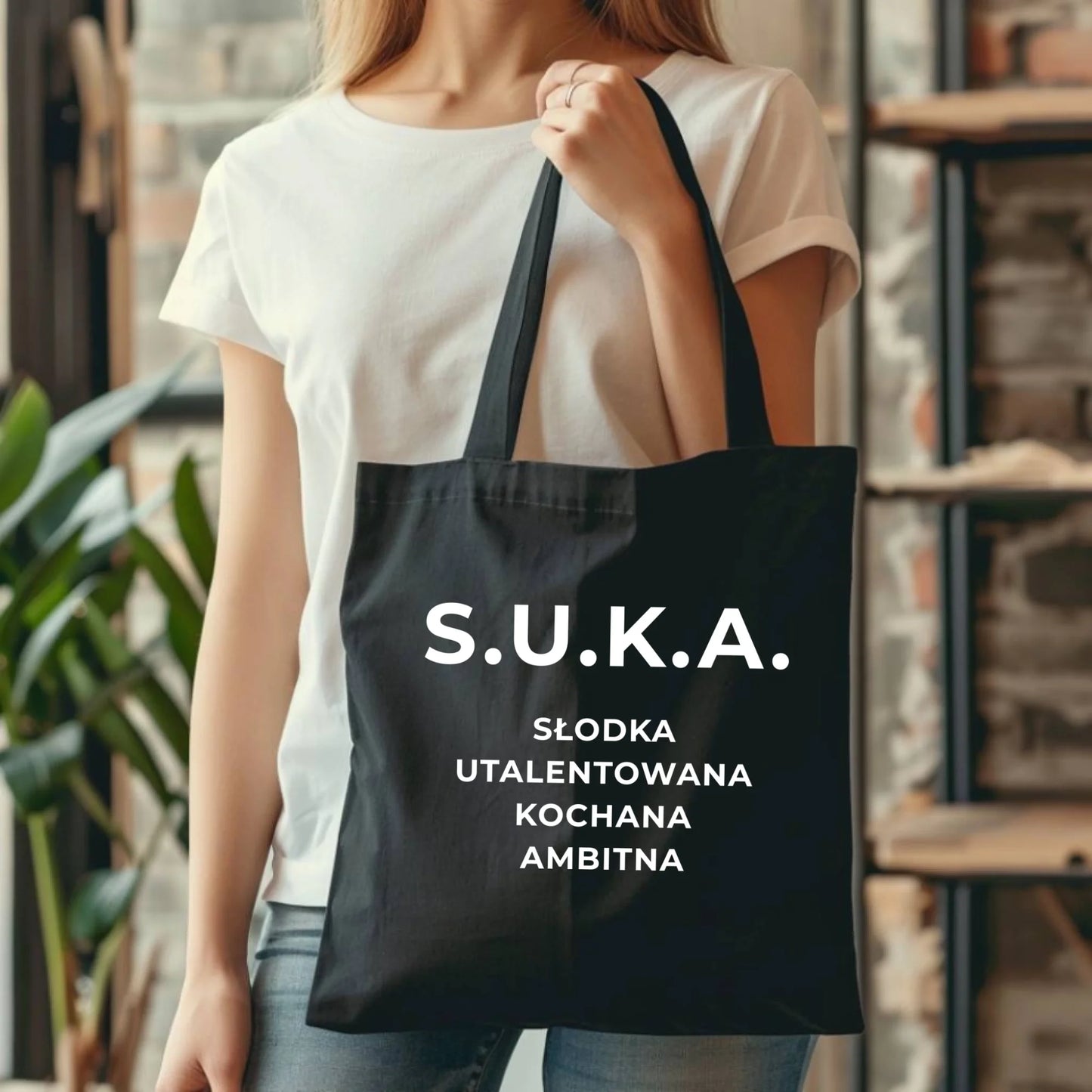Torba - S.U.K.A. - śmieszny prezent dla niej - bez cenzury DZ16 - StoryCups.pl