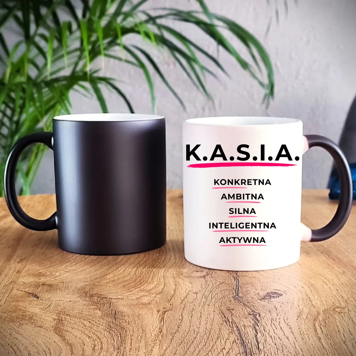 Kubek magiczny - prezent dla Kasi - Katarzyna - K.A.S.I.A. DZ17 - StoryCups.pl
