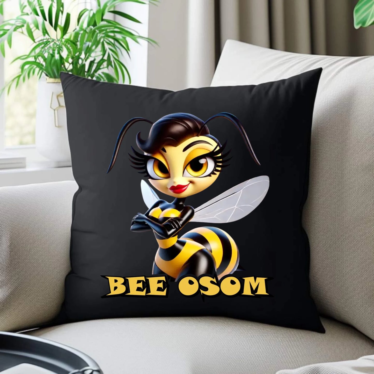 Poduszka dekoracyjna - Bee Osom - Jestem niesamowita DZ11 - StoryCups.pl