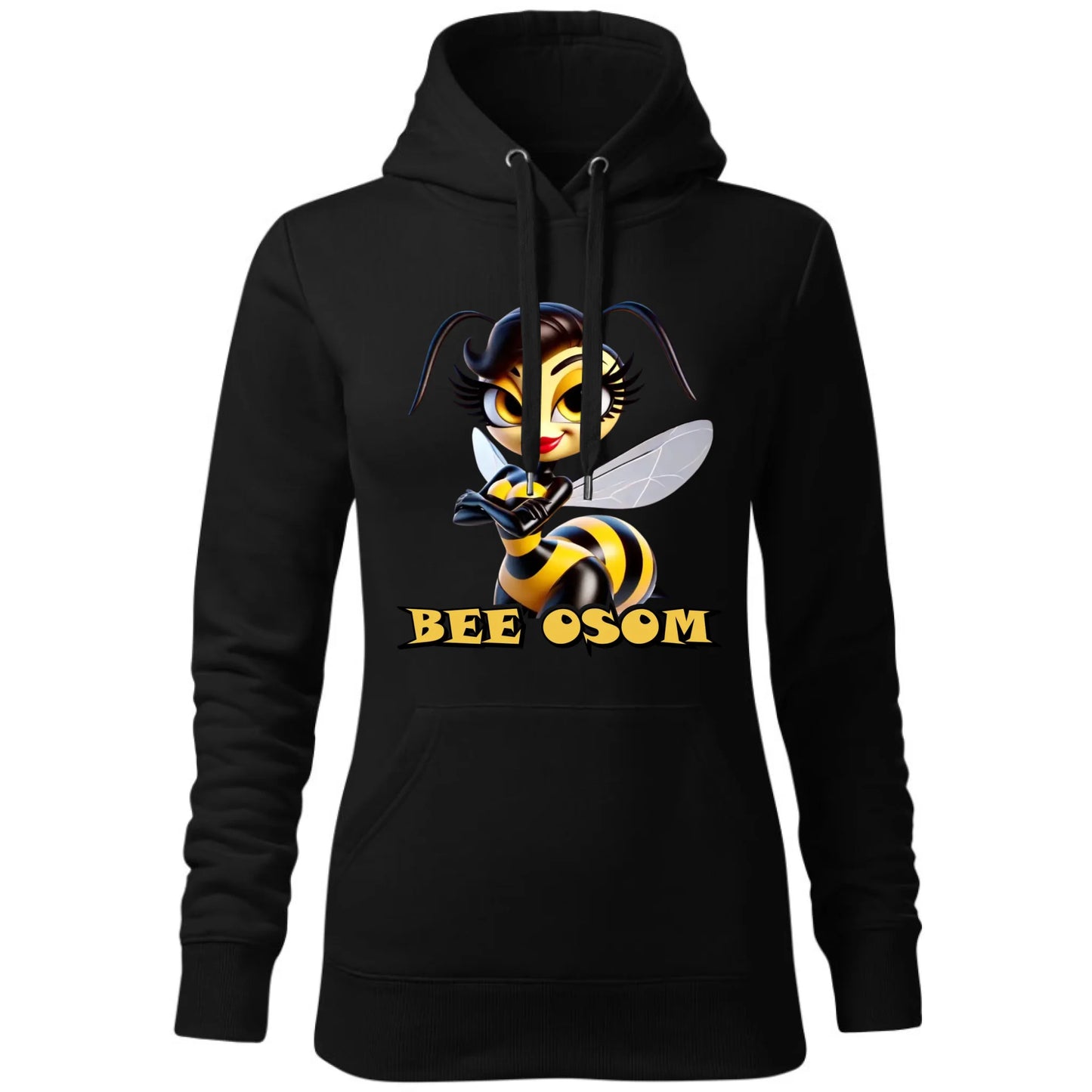 Bluza damska z kapturem - Bee Osom - Jestem niesamowita DZ11 - StoryCups.pl