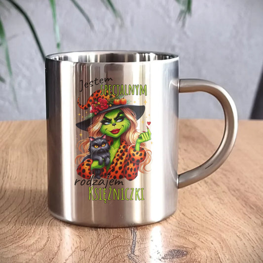 Kubek metalowy - Specjalna księżniczka - Wiedźma HL22 - StoryCups.pl