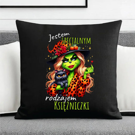 Poduszka dekoracyjna - Specjalna księżniczka - Wiedźma HL22 - StoryCups.pl
