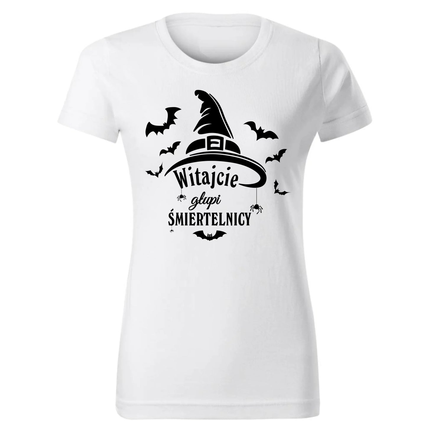 Koszulka damska na Halloween - Witajcie głupi śmiertelnicy HL23 - StoryCups.pl