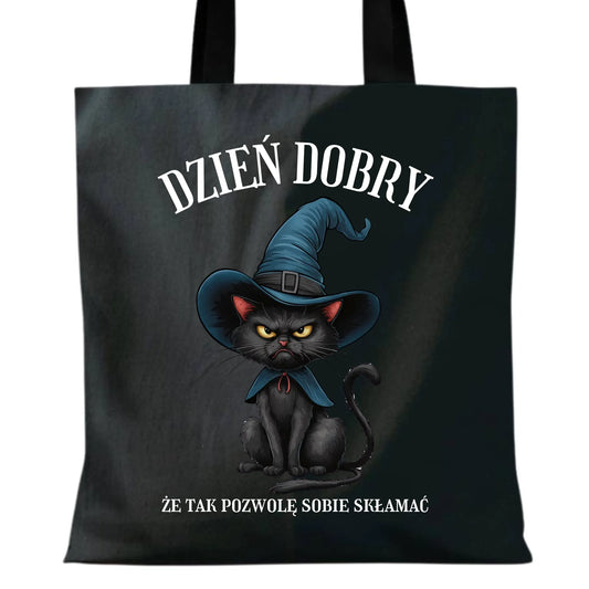 Torba halloweenowa - Dzień dobry, że tak pozwolę sobie skłamać HL27 - StoryCups.pl