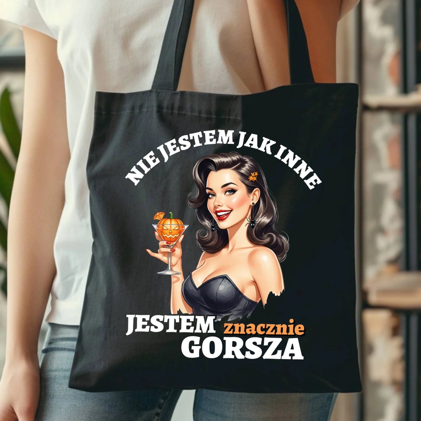 Torba halloweenowa - Nie jestem jak inne HL24 - StoryCups.pl