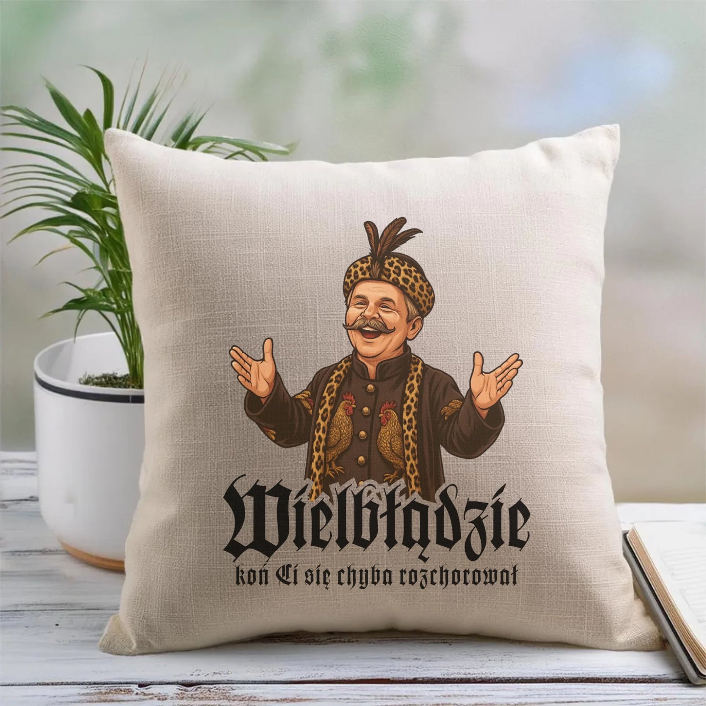 Poduszka - Wielbłądzie, koń Ci się chyba rozchorował - dla fanów serialu 1670 H61 - StoryCups.pl