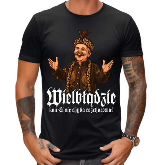 Koszulka męska - Wielbłądzie, koń Ci się chyba rozchorował - dla fanów serialu 1670 H61 - StoryCups.pl