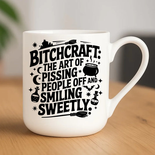 Kubek elegant na Halloween - Bitchcraft HL25 - StoryCups.pl