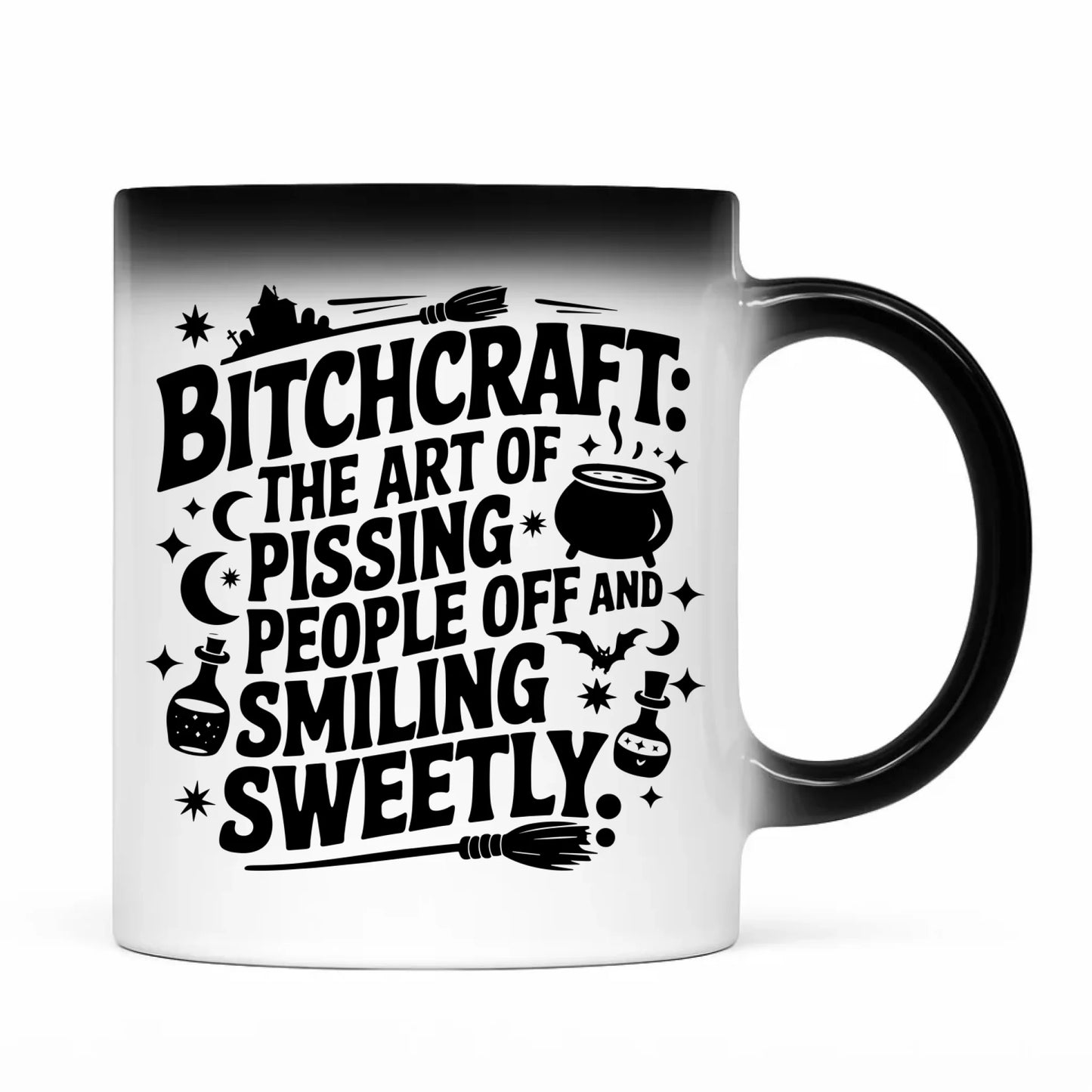Kubek magiczny na Halloween - Bitchcraft HL25
