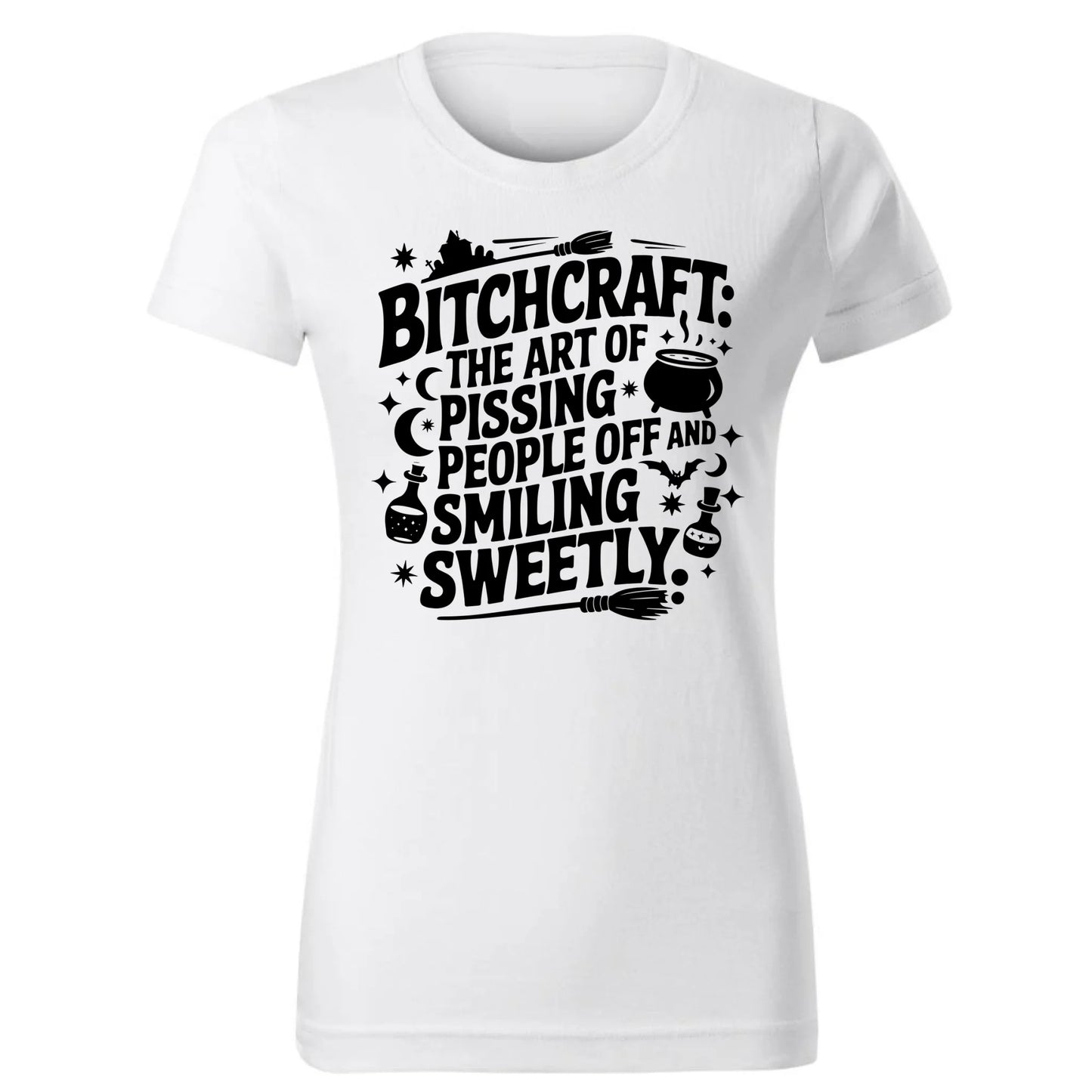 Koszulka damska na Halloween - Bitchcraft HL25 - StoryCups.pl