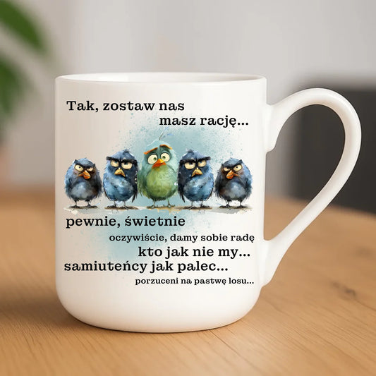 Kubek elegant na odejście z pracy - Tak, zostaw nas OP06 - StoryCups.pl